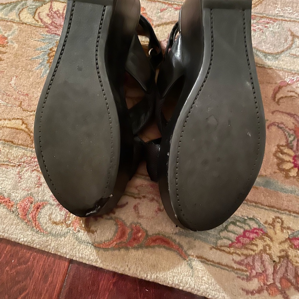 Black Authentic Prada platform sandal size 7/37. - Picture 8 of 9